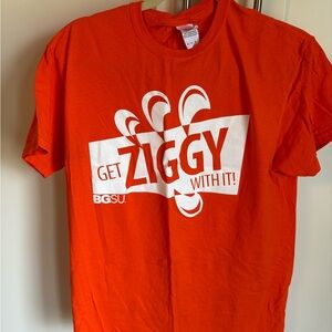 Orange 'Get Ziggy With It' T-Shirt BGSU